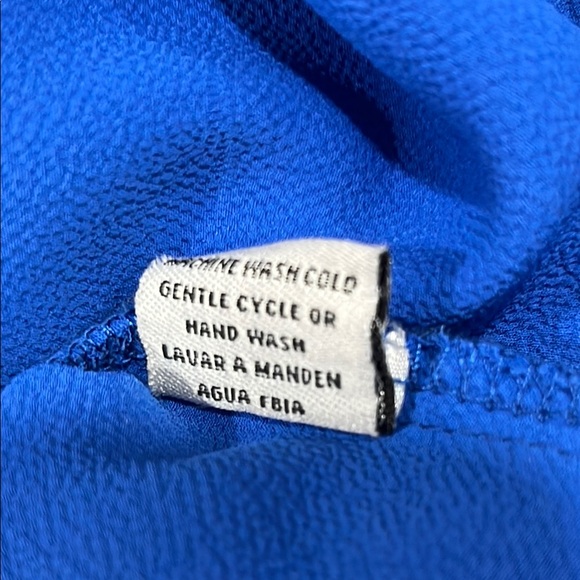 Love Riche Blue Blouse with V-neck and Relaxed Fit - Picture 8 of 8